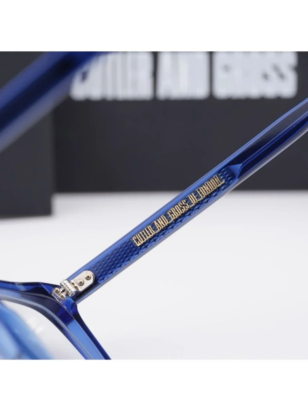Cutler and Gross CGOP138249 004 Square Eyeglasses 49mm - Blue